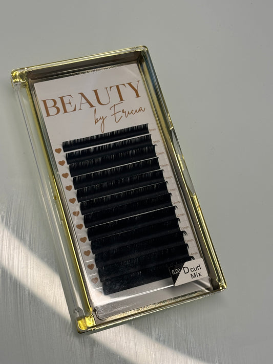 .20 D curl mix lash trays